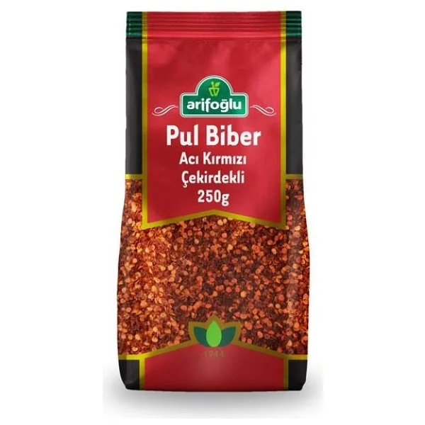 Arifoğlu Acı Kırmızı Çekirdekli Pul Biber 250 Gr - Görsel 2