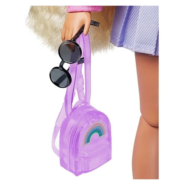Barbie Extra Pembe Şapkalı Bebek GYJ77 - Görsel 5