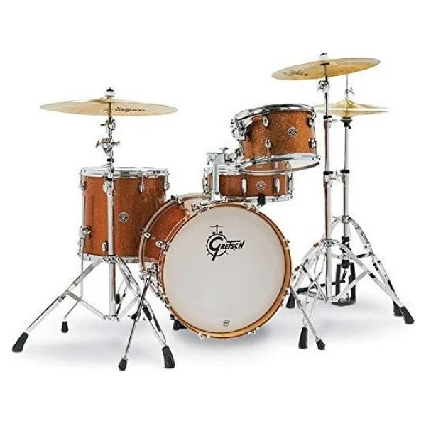 Gretsch Catalina Club 18 İnç 4 Parça Bronze Sparkle Akustik Davul Seti - Görsel 2