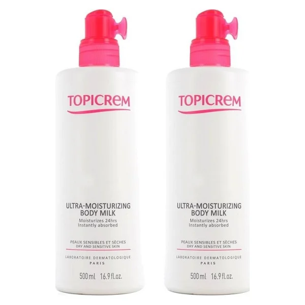 Topicrem Ultra Nemlendirici Vücut Sütü 2 X 500 Ml - Görsel 3