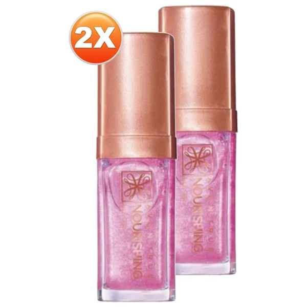 Avon True Nourishing Dudak Yağı 7 Ml. Shimmering Petal Ikili Set - Pembe - Görsel 2