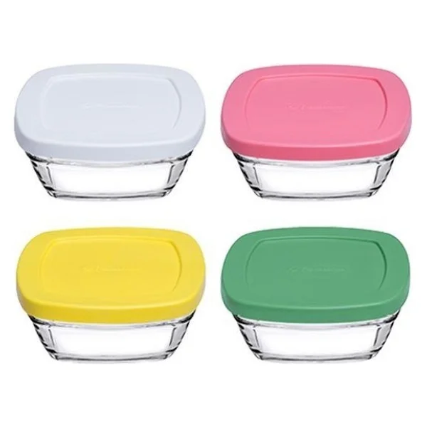 Paşabahçe Pudding 96840 4'lü 310 Ml Cam Saklama Kabı - Görsel 4
