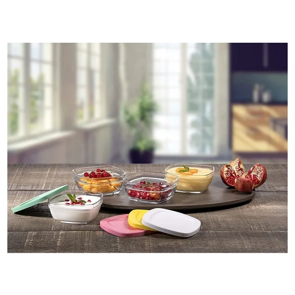 Paşabahçe Pudding 96840 4'lü 310 Ml Cam Saklama Kabı - Görsel 3