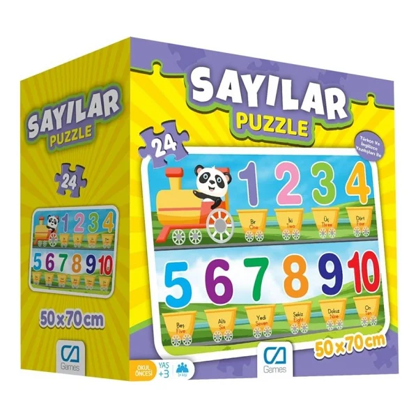 Ca Games Sayılar Yer Puzzle 24 Parça 5134 - Görsel 2