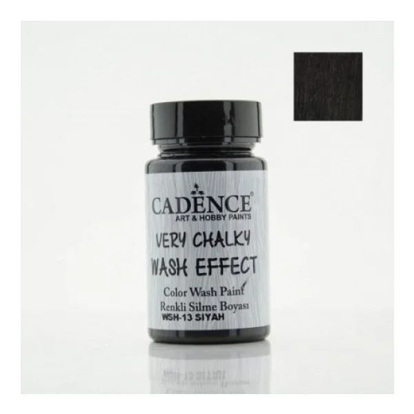 Cadence Wash Effect Renkli Silme Boyası 90 Ml. 13 Siyah - Görsel 2