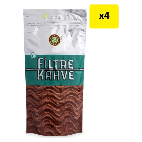 Kahve Dünyası Filtre Kahve 250 Gr 4'lü - Görsel 2