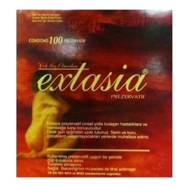 Extasia Klasik 100'lü 4 Adet Prezervatif - Görsel 2