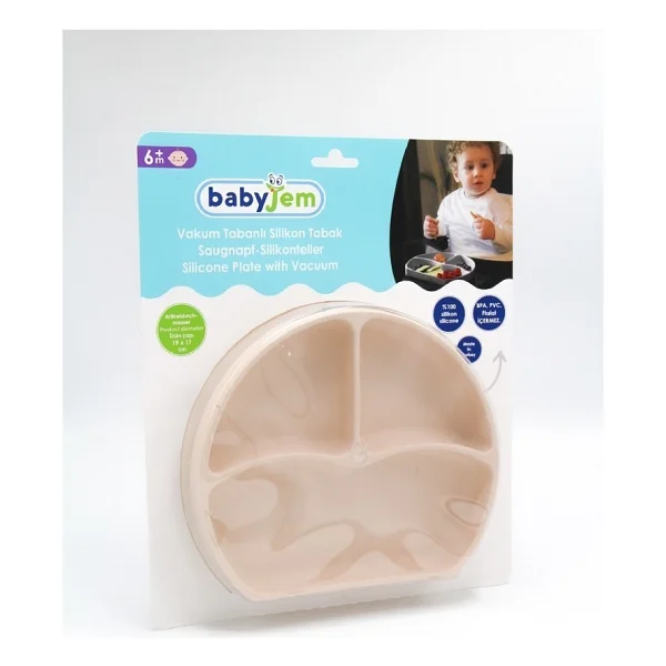 Babyjem Silikon Tabak Ekru - Görsel 6