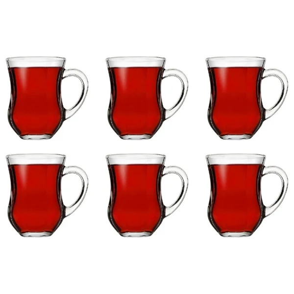 Paşabahçe Dem 55373 6'lı Kulplu Çay Bardağı - Görsel 3