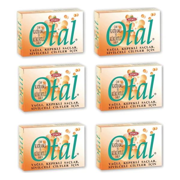 Otacı Doğal Çam Katranlı Ve Kükürtlü 80 Gr 6 Adet Sabun - Görsel 2