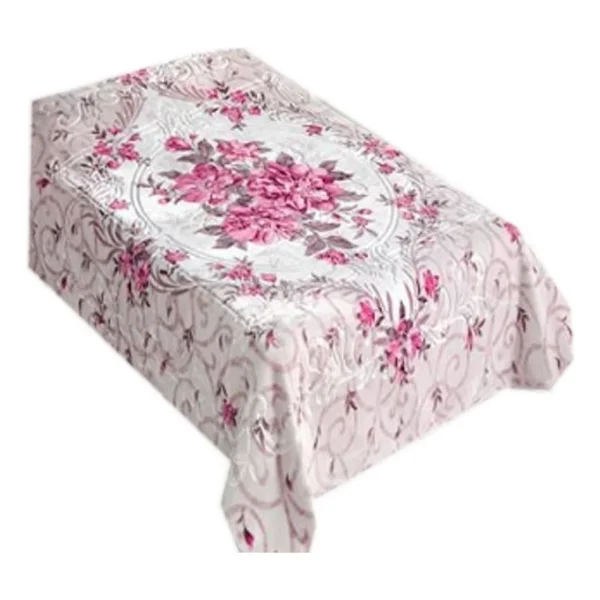 Merinos Sarar Battaniye Çift Kişilik Süper 4kg Firuze Fuşy - Renkli - 220 X 240 Cm - Görsel 2