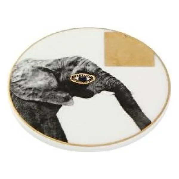 Porland 04alm006626 Wild Life Elephant Bardak Altlığı 10 Cm - Görsel 7