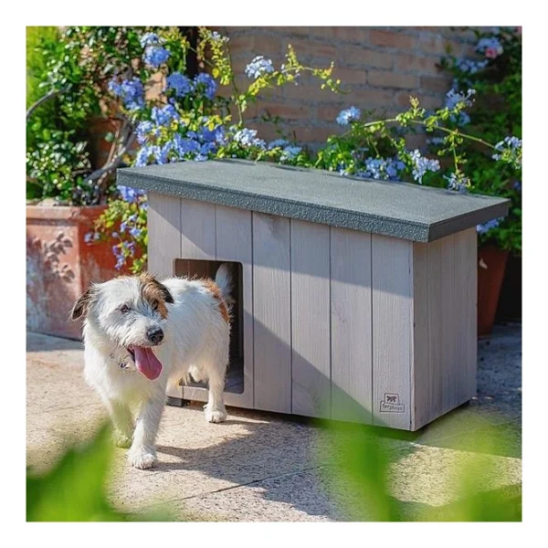 Ferplast Argo 60 Ahşap Köpek Kulübesi - Görsel 4