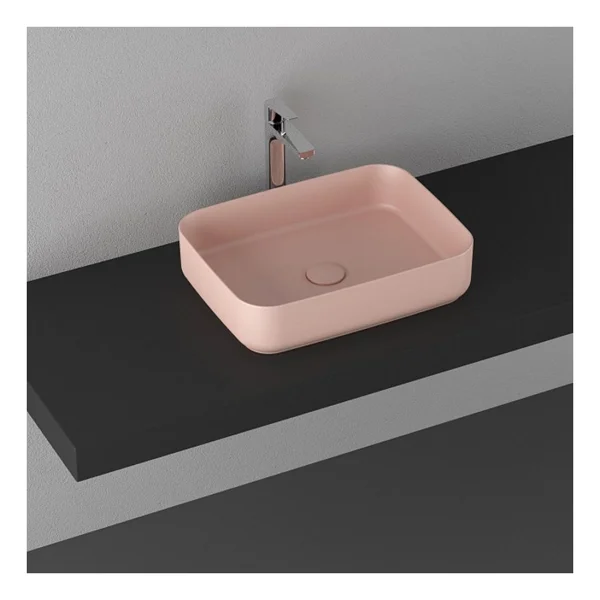 İsvea Infinity 50 Cm Somon Tezgah Üstü Lavabo - Görsel 3