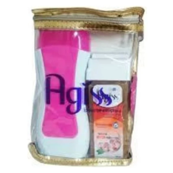 Agiss Easyso Çantalı Set Sir Ağda Isıtıcısı+ Roll-On Büyük Tam Set - Görsel 3