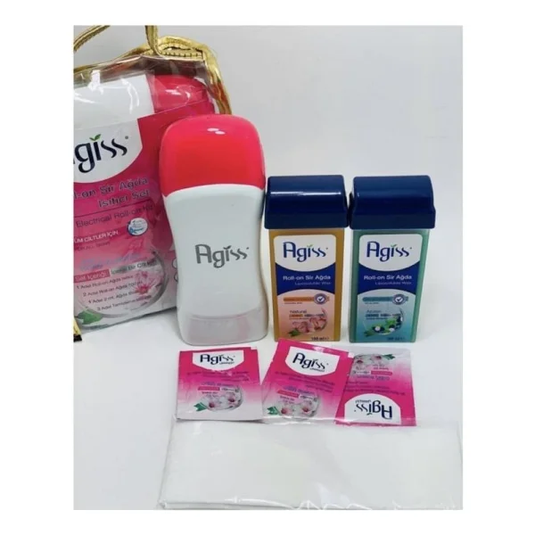 Agiss Easyso Çantalı Set Sir Ağda Isıtıcısı+ Roll-On Büyük Tam Set - Görsel 4