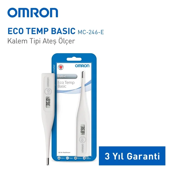 Omron Eco Temp Basic Mc-246-E Dijital Ateş Ölçer - Görsel 9
