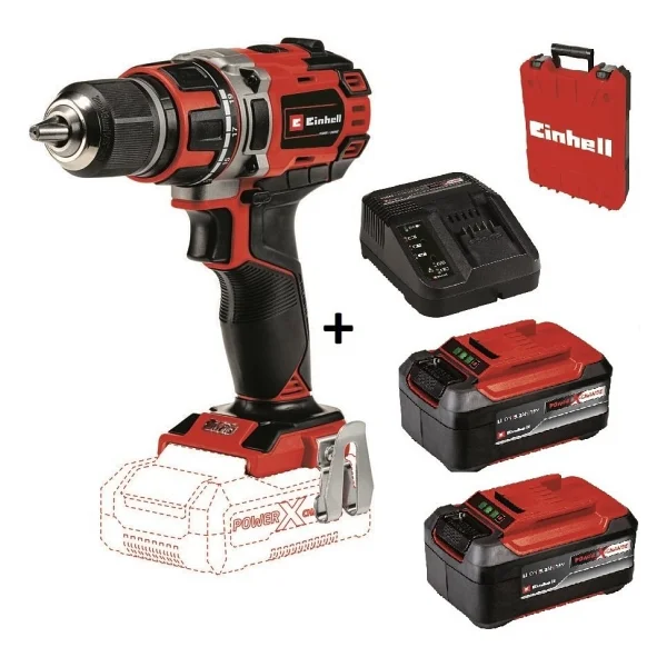 Einhell TE-CD 18/50 Li-i BL Çift Akülü 5.2 Ah Darbeli Matkap - Görsel 5