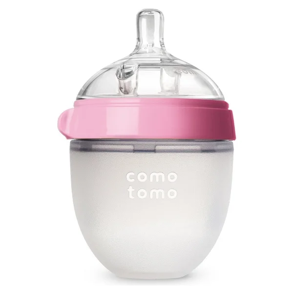 Comotomo Yavaş Akışlı 0-3 Ay Yenidoğan Silikon Biberon 150 Ml - Görsel 10