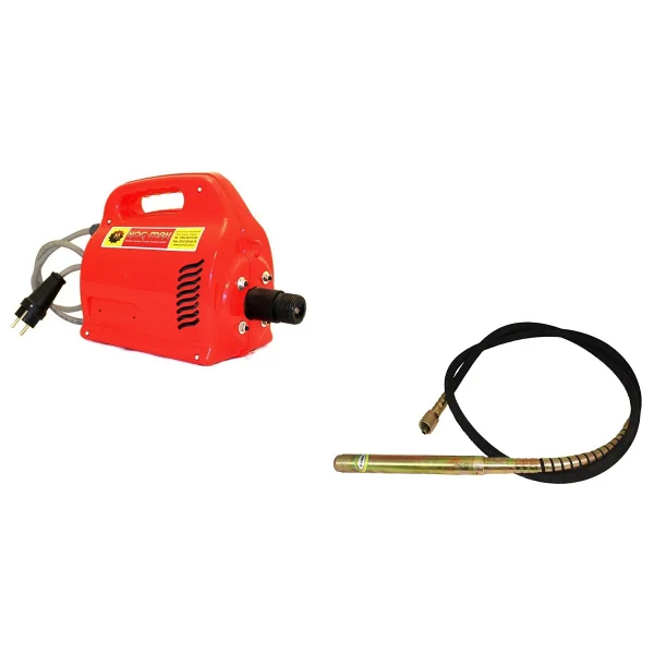 Koç-Mak Çanta Tipi 1 Hp Elektrik Motorlu Beton Vibratörü - 4 Mt. 45mm Hortumlu - Görsel 3