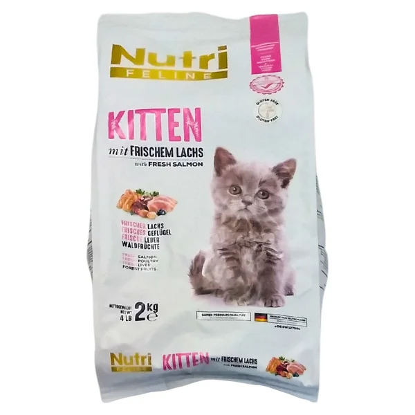 Nutri Feline Kitten Somonlu 2 Kg Yavru Kedi Maması - Görsel 4