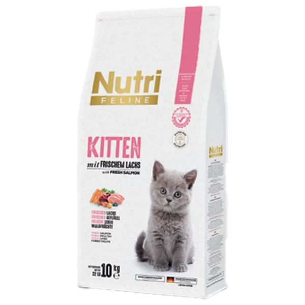 Nutri Feline Kitten Somonlu 10 Kg Yavru Kedi Maması - Görsel 2