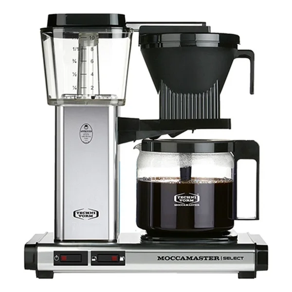 Moccamaster Select Gümüş Cam Potlu Filtre Kahve Makinesi - Görsel 3