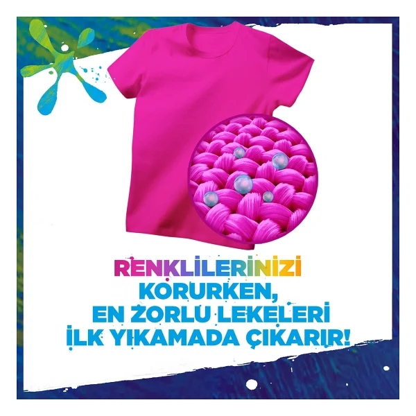 Omo Active Fresh Renkliler İçin 5.5 Kg Toz Deterjan - Görsel 7
