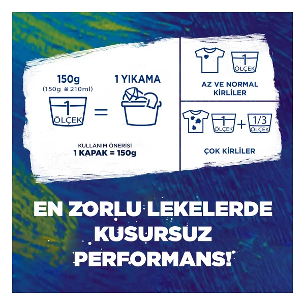 Omo Active Fresh Renkliler İçin 5.5 Kg Toz Deterjan - Görsel 9