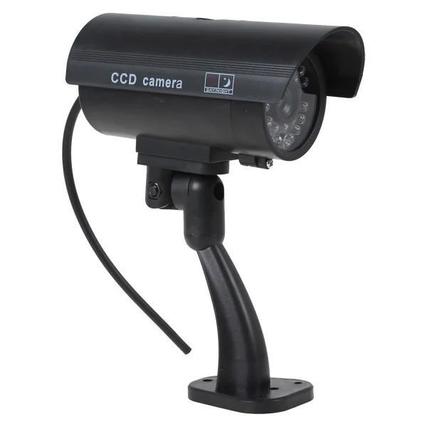 LED Işıklı Sahte Güvenlik Kamera Sensörlü Hareket Caydırıcı Dome - Görsel 6
