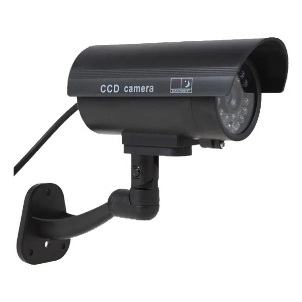 LED Işıklı Sahte Güvenlik Kamera Sensörlü Hareket Caydırıcı Dome - Görsel 3