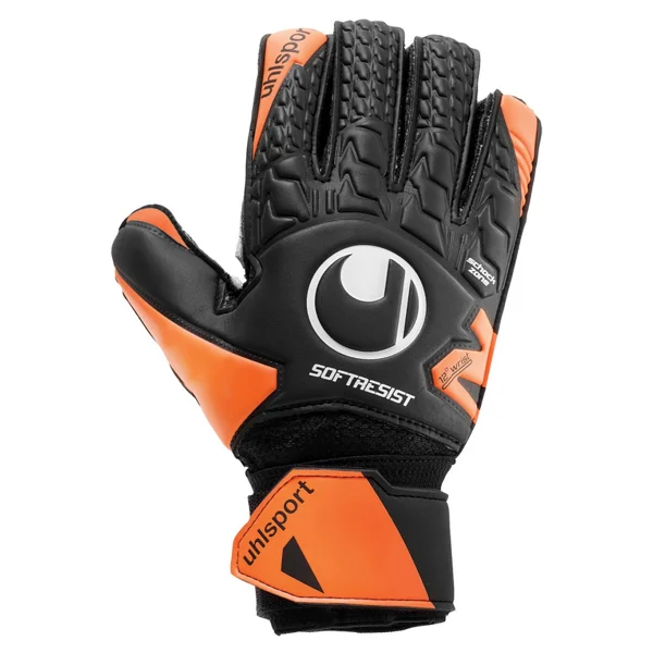 Uhlsport Futbol Kaleci Eldiveni Soft Resist Flex Frame 1011159-01 - Neon Sarı - Siyah - Görsel 6