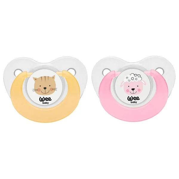 Wee Baby Sevimli Hayvanlar Damaklı 6-18 Ay 2'li Emzik - Görsel 3