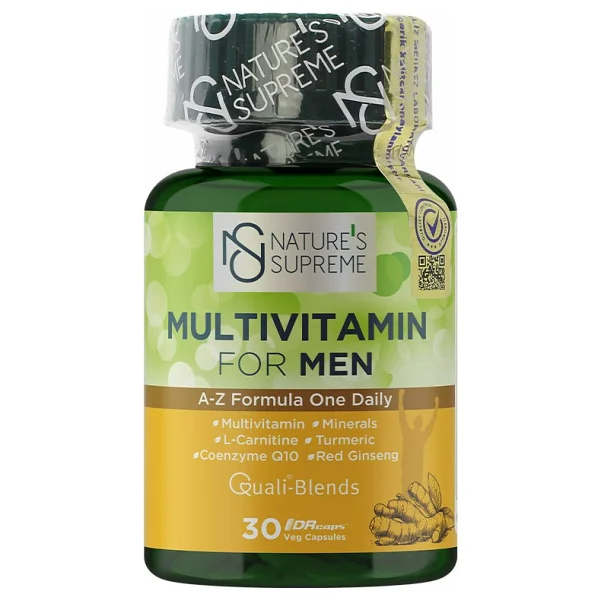 Nature's Supreme Multivitamin For Men 30 Kapsül - Görsel 6