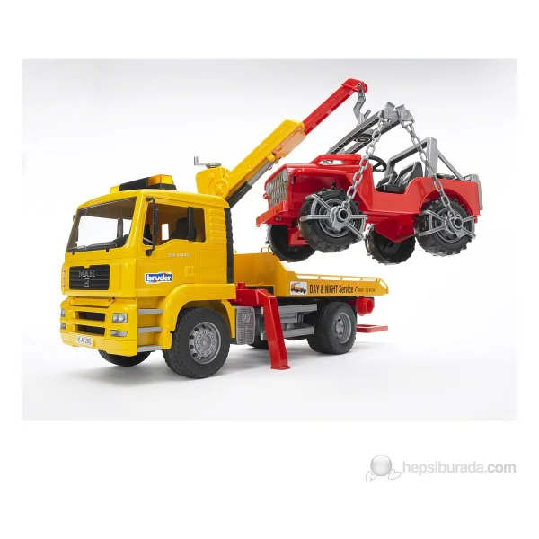 Bruder Br02750 Man Araba Çekici & Jeep - Görsel 7