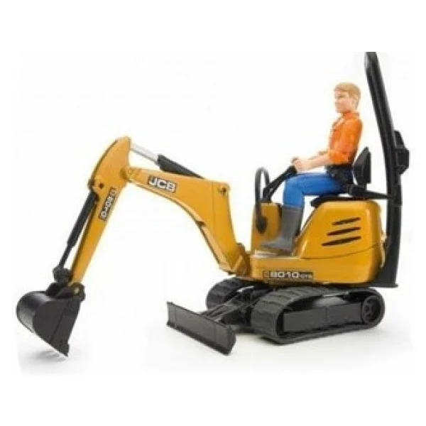 Bruder Br62002 Jcb Mikro Ekskavatör 8010 Cts Ve İnşaat İşçisi - Görsel 6
