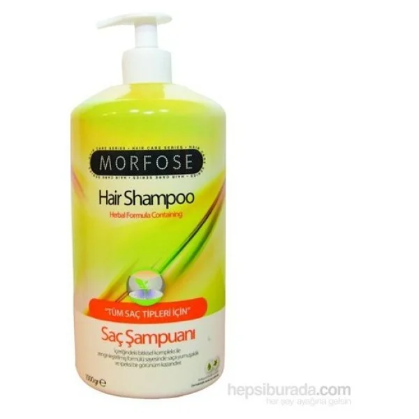 Morfose Bitkisel Tuzsuz Şampuan 1000 Ml - Görsel 5
