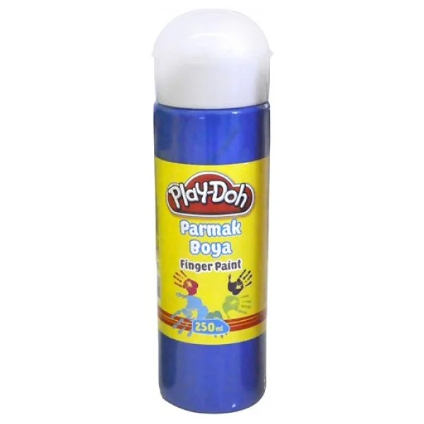 Play-Doh 250 Ml Parmak Boyası Mavi - Görsel 5