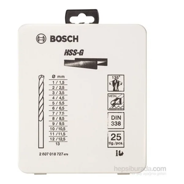 Bosch Hss-G 25 Parça Metal Matkap Ucu Seti - Görsel 3