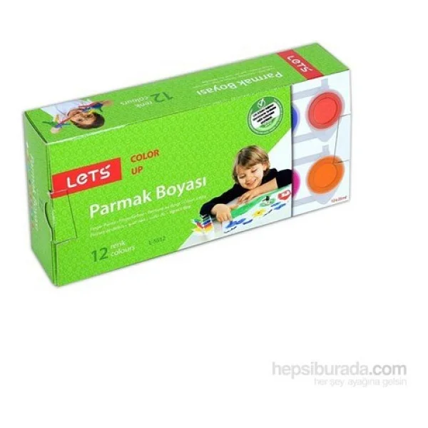 Lets 12 Renk Parmak Boyası L5512 - Görsel 3
