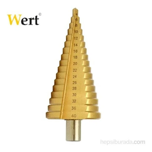 Wert 3504 Kademeli Sac Delgisi (Ø4-40mm) - Görsel 2