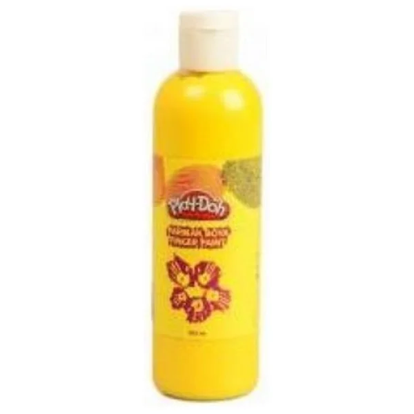 Play-Doh 250 Ml Parmak Boyası Sarı - Görsel 2