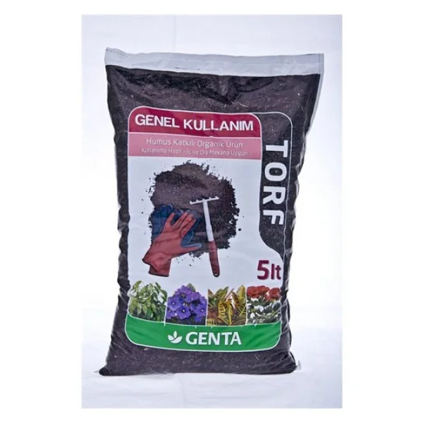 Genta Genel Kullanım Torfu Saksı Toprağı 5 Lt - Görsel 4
