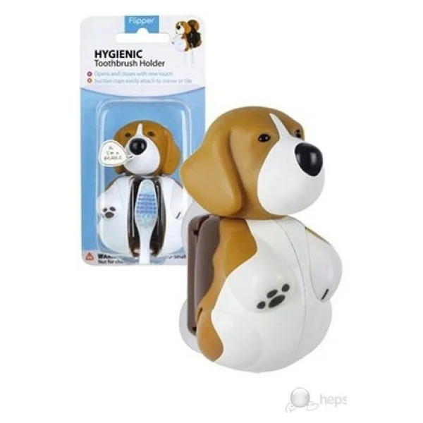 Rocs Flipper Hijyenik Diş Fırçası Kabı - Köpek - Görsel 2