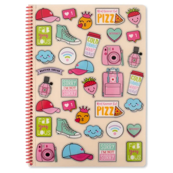 Keskin Color A4 Kareli Defter Sweet Fun - Turuncu - Görsel 3