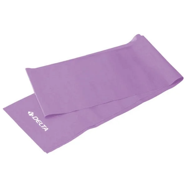 Delta Pilates Bandı Hafif Sert 120 X 15 Cm Egzersiz Direnç Lastiği (Uç Kısmı Açık) - Görsel 2