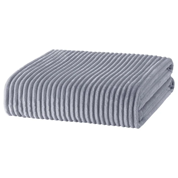 Yataş Holly Gri 200x220 Cm Welsoft Çift Kişilik Battaniye - Görsel 4