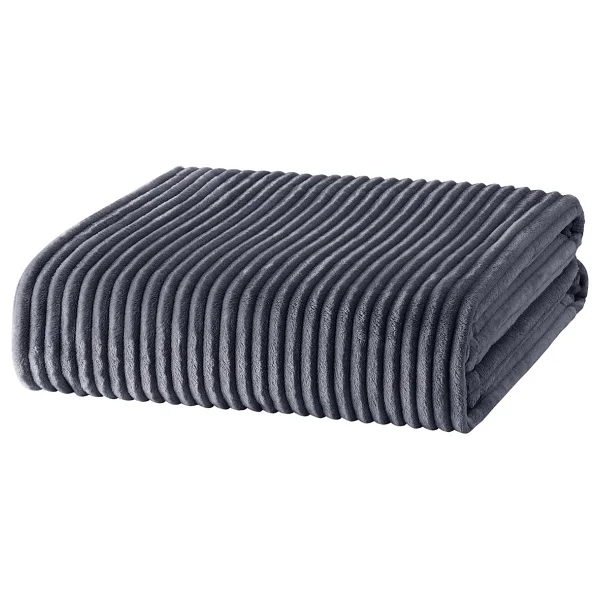 Yataş Holly Antrasit 200x220 Cm Welsoft Çift Kişilik Battaniye - Görsel 5