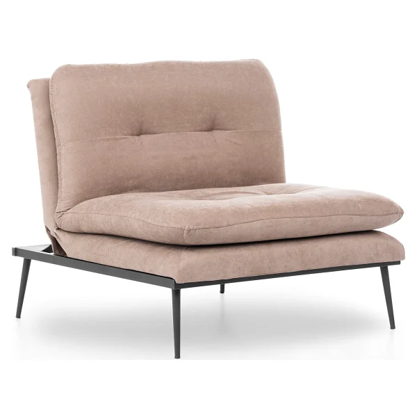 Futon Martin Yataklı Tekli Koltuk Berjer Vizon - Görsel 2