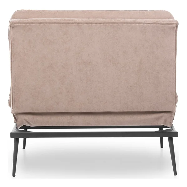 Futon Martin Yataklı Tekli Koltuk Berjer Vizon - Görsel 5
